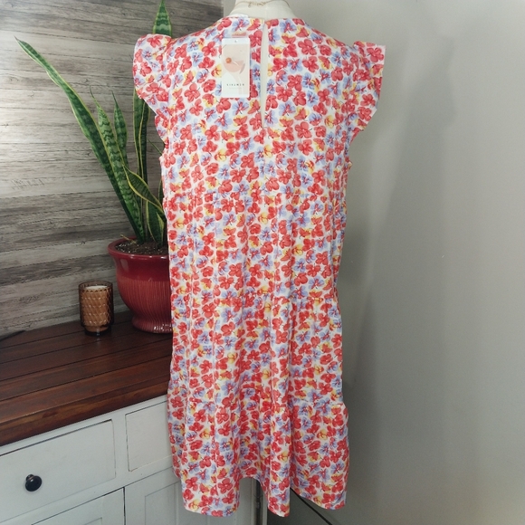 Kirundo Spring Dress Size Large Floral Colorful - Picture 7 of 15